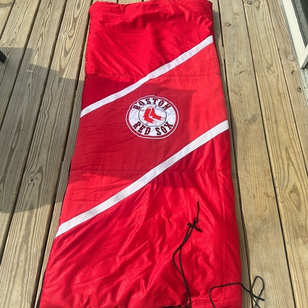 🍍BOSTON RED SOX SLEEPING BAG🍍FULL ZIP🍍64” length 🍍24” width